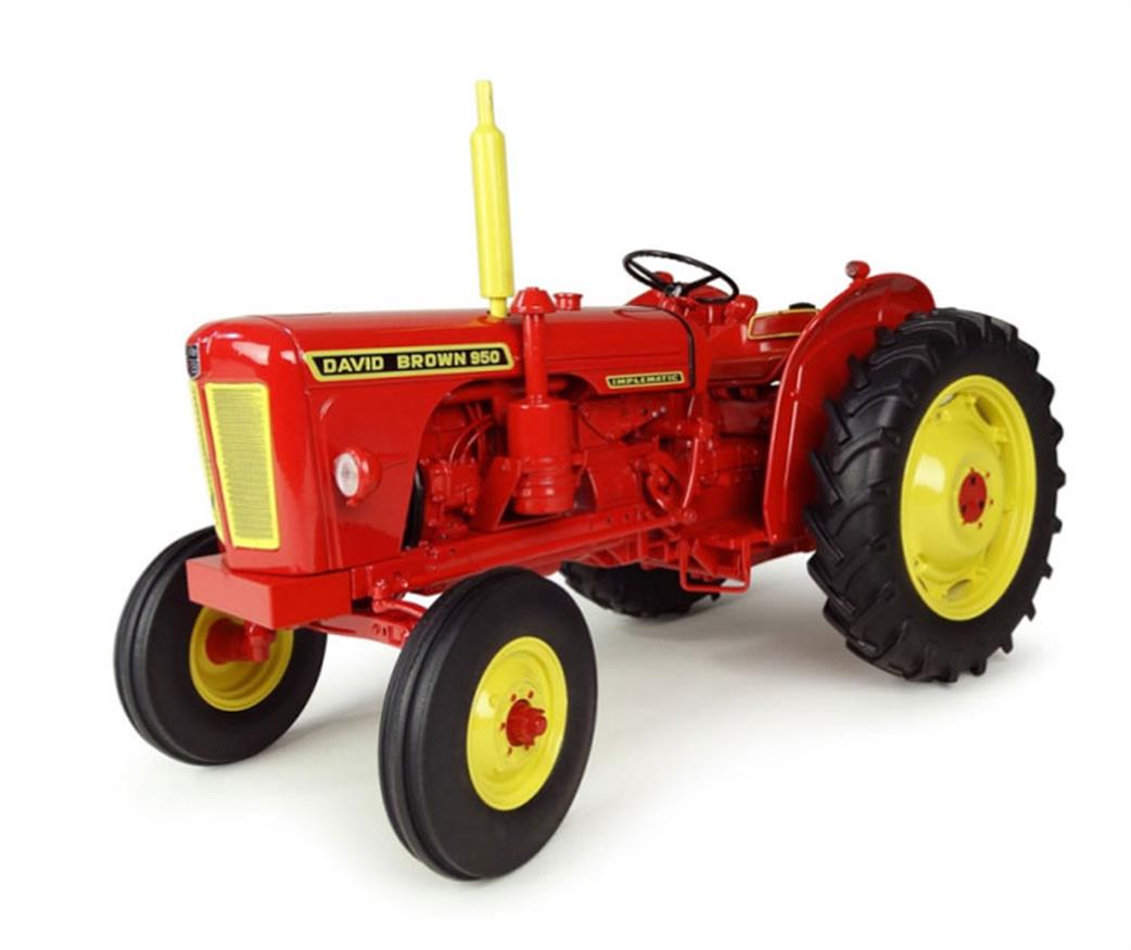 Universal Hobbies 1/16 UH4997 David Brown 950 Implematic 1959 Red & Yellow Tractor Model