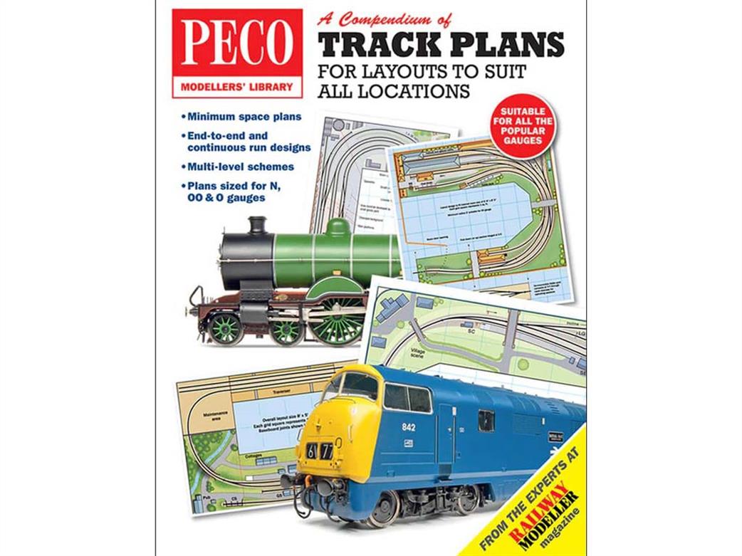 Peco PM-202 Railway Modellers Compendium of Track Plans for Layouts to Suit All Locations