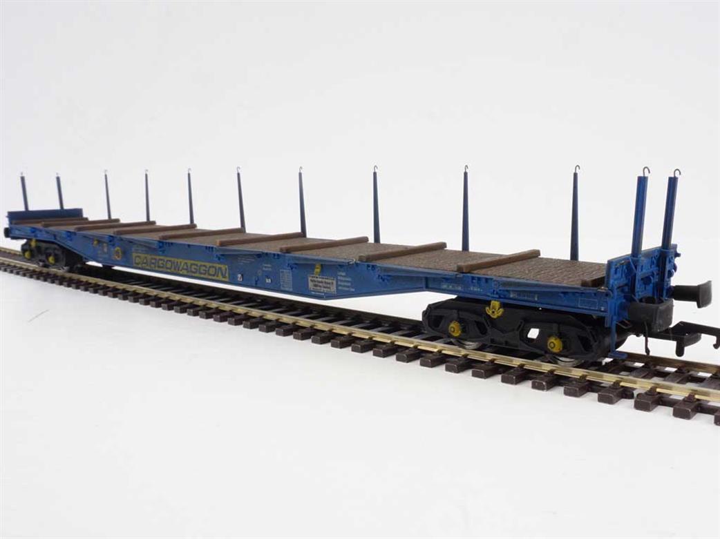 Heljan OO 5114 Cargowaggon 4647 020 Bogie Flat with Timber Load Weathered Finish