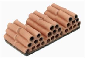 Drainage pipes for linesides, builder's yards and construction sites. Size (mm) 62 x 29 x 18