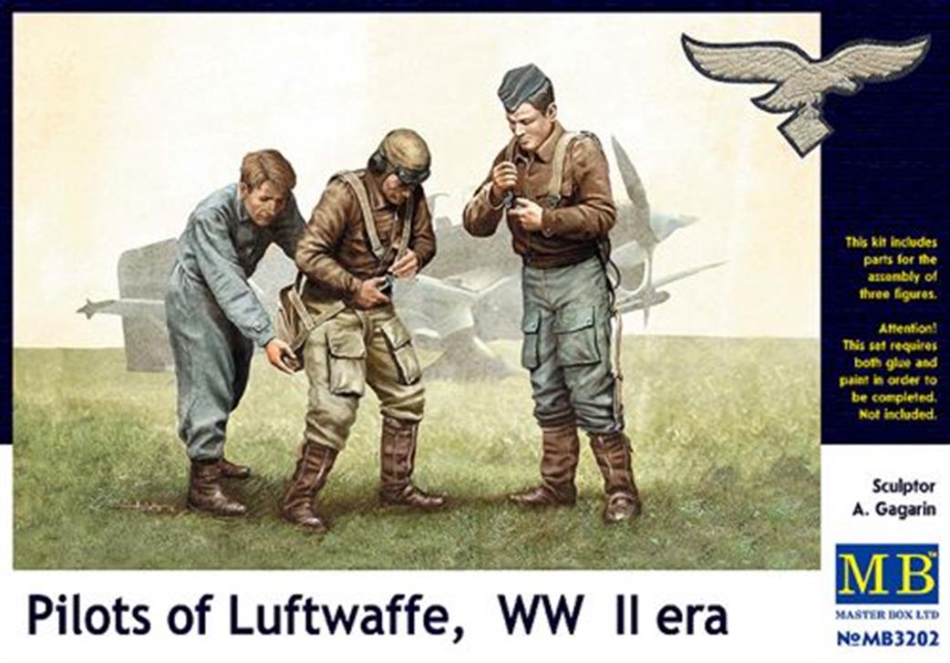 Master Box Ltd 1/32 MB3202 Pilots of Luftwaffe, WWII era