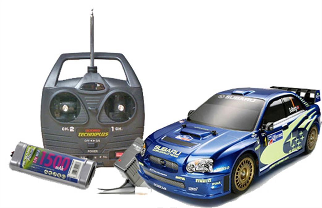 Tamiya 1/10 58333D Subaru Impreza WRC 04 TT01 Electric RC Complete Deal