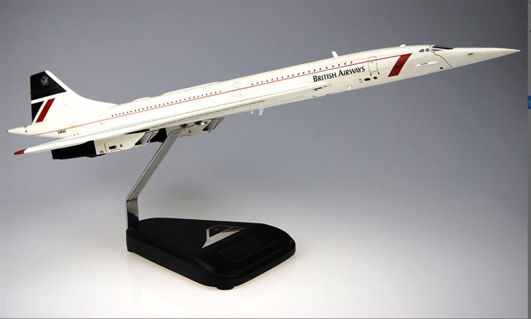 Bravo Delta 1/100 BD005-BOAA Concorde British Airways G-BOAA Landor Straight Nose