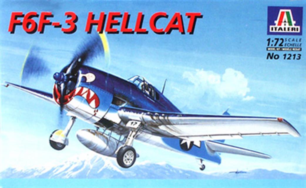 Italeri 1/72 91213 USN F6F-3 Hellcat Fighter Aircraft Kit