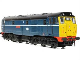 The Class 31 is a favourite among enthusiasts and this Graham Farish model is a faithful rendition of these fan-favourites. The BR Blue livery applied to ‘Cricklewood’ was enhanced by its namesake depot with the addition of red bufferbeam cowling and the white bodyside stripe, a throwback to the livery in which the Class 31s were delivered when first built. This livery is expertly applied to the Graham Farish model using authentic colours, logos and fonts, whilst the technical features of the model are no less impressive thanks to the coreless motor, Next18 DCC decoder socket and pre-fitted speaker.