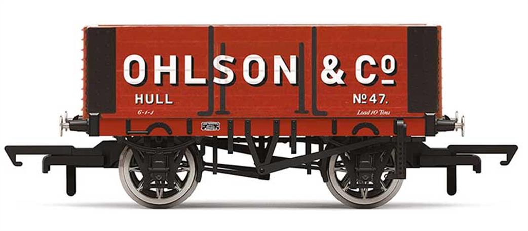 Hornby OO R60096 Ohlson & Co. 6 Plank Open Coal Wagon