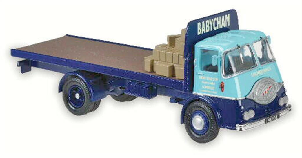 Corgi 1/50 CC10507 ERF KV 4 Wheel Flatbed Lorry with Sheeted Crates Showering Ltd