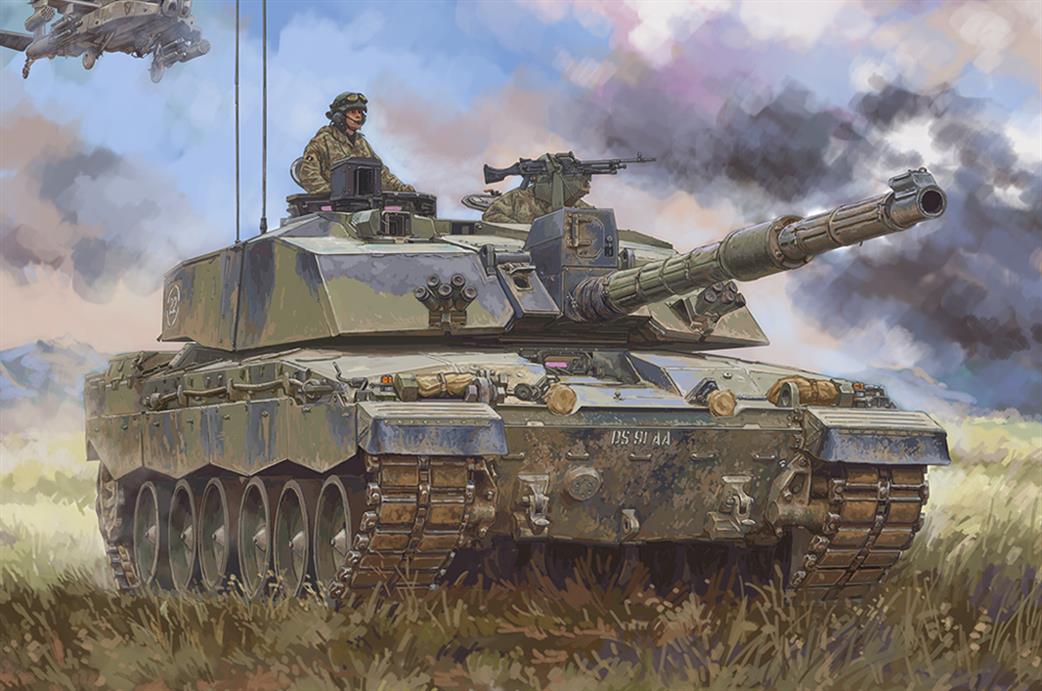 Hobbyboss 1/48 84852 British Challenger 11 Tank MBT European Version Plastic Kit