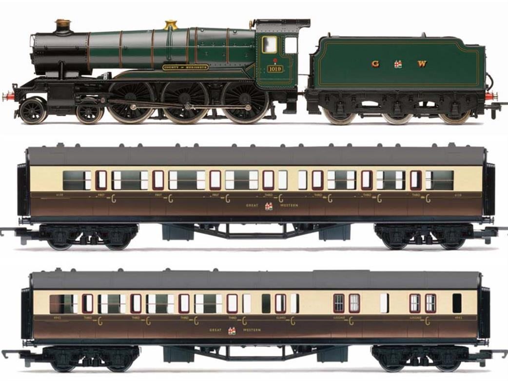 Hornby OO R30376 Railroad GWR County of Merioneth Train Pack