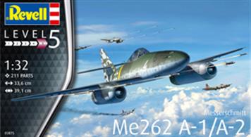 Revell 03875 1/32nd Messerschmitt ME262A A-1 German WW2 Jet Fighter Kit
