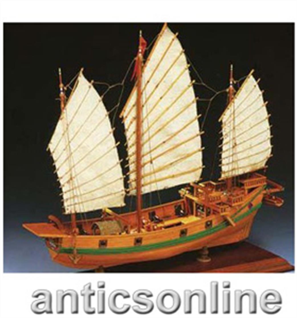 Amati 1/100 1421 Chinese Junk Wooden Kit