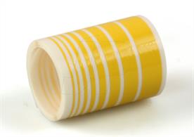Trimline is a thin self adhesive film ideal for waterline marking. You get a 2½ metre length with 8 different width tapes on one roll. Widths 0.5, 0.8, 1.3, 2.1, 3.3, 5.0, 7.0 and 10.0 mm.The specially developed material adheres well to all surfaces and can be taken around tight curves without shrinking back and can be shaped around compound curves easily. The range of sizes from 0.5mm upwards means there is a size to fit all models from the smallest scale model to the largest model aircraft.