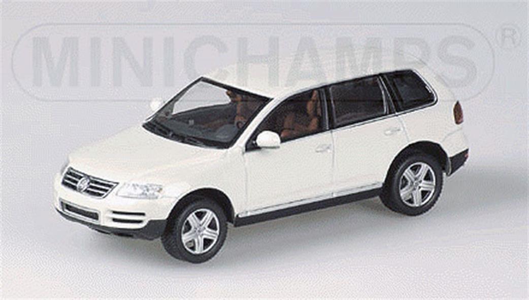 Minichamps 400 052001 VW Tourareg 2002 - White 1/43