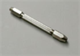 Good quality steel pin vice that has four different collets to hold drills sized 0 - 3mm