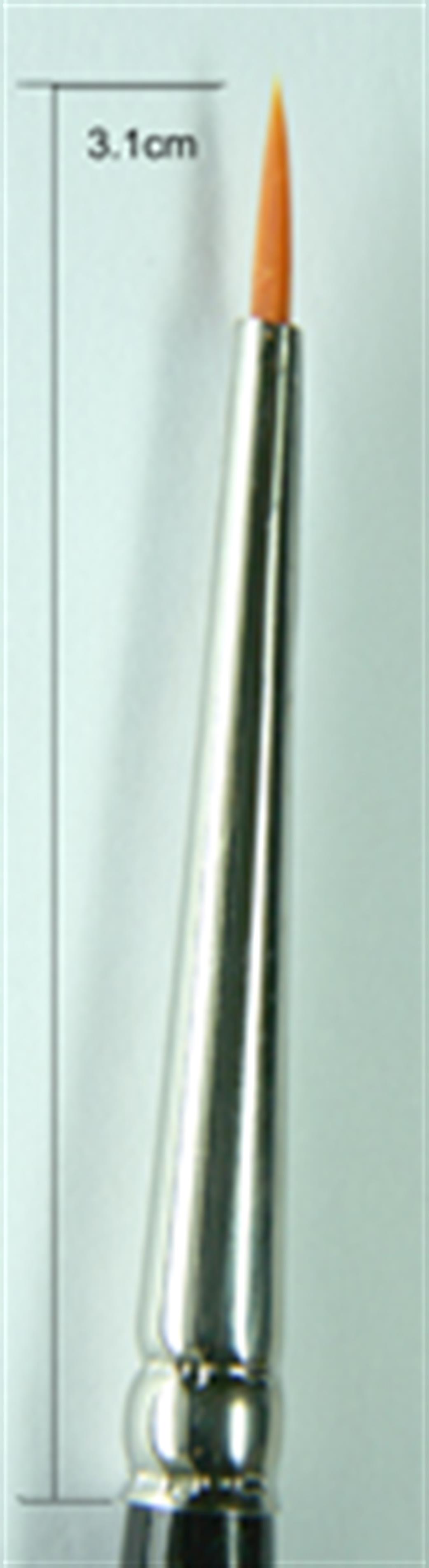 Pro Arte P41-0000 0000 Red Nylon Black Handle Paint Brush