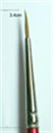 Premier Brush Co P32-00 Pure Sable Triangular Handle Paint Brush No 00&nbsp;