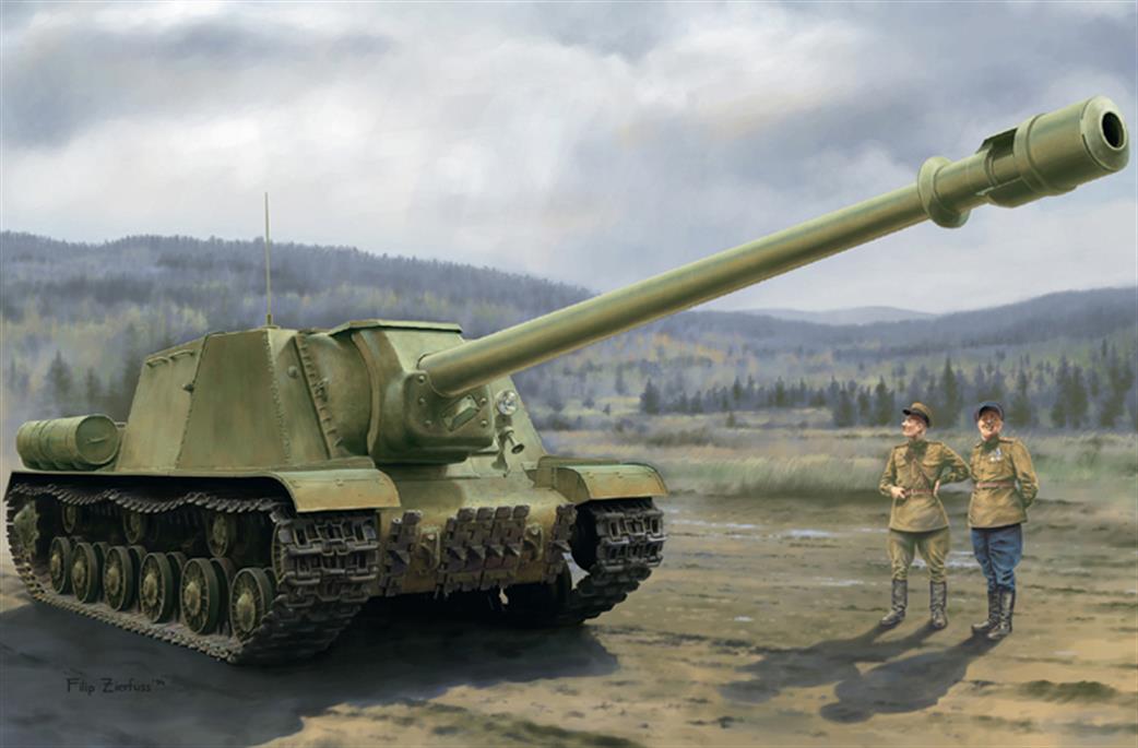 Dragon Models 1/35 6796 Soviet ISU-152-2 155mm BL-10 Cannon kit