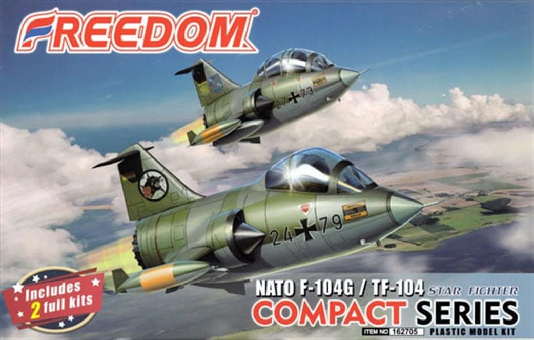 Freedom Models  162705 Nato F-104G/ TF-104 Star Fightger Compact Series 2 kits
