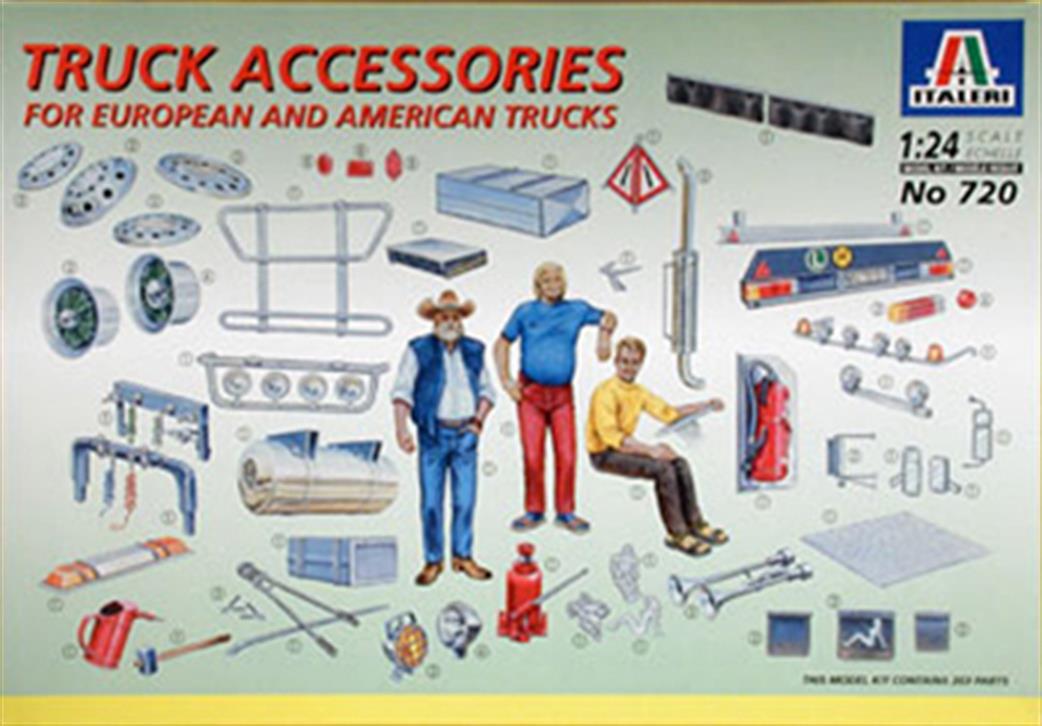 Italeri 1/24 720 Truck Accessories