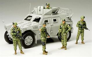 Tamiya JGSDF Iraq Humanitarian Assistance Team 1/35 35276Glue and paints are required to assemble and complete the figures (not included)