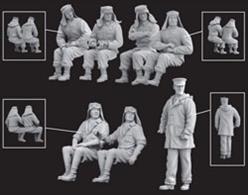 The new 1/35 scale figure set has the commander, Colonel Stirling, as its centerpiece, supported by six other figures sitting in their specially adapted vehicles. The soldiers are all wearing typical SAS garb, a potpourri of styles and apparel. The plastic figures provide a true likeness to the characters in that famous photo. By combining this full set of figures with Dragon’s vehicle sets, modelers can reproduce a piece of history. Or alternatively, the figures are versatile enough to be mixed and matched to produce a completely different scene showing potent SAS teams ranging across the desert sands of North Africa!