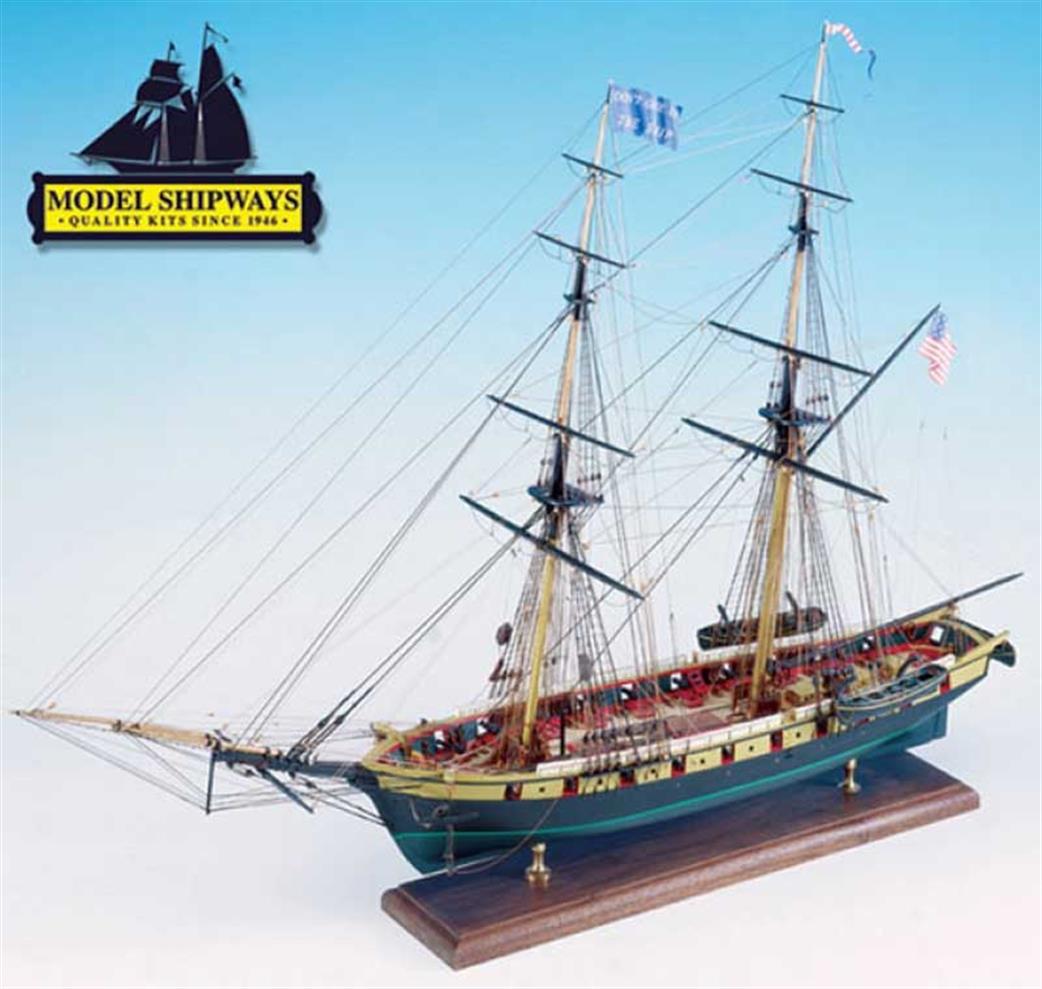 Model Shipways 1/64 MS2240 Niagara US Brig (1813) Plank on Bulkhead Kit