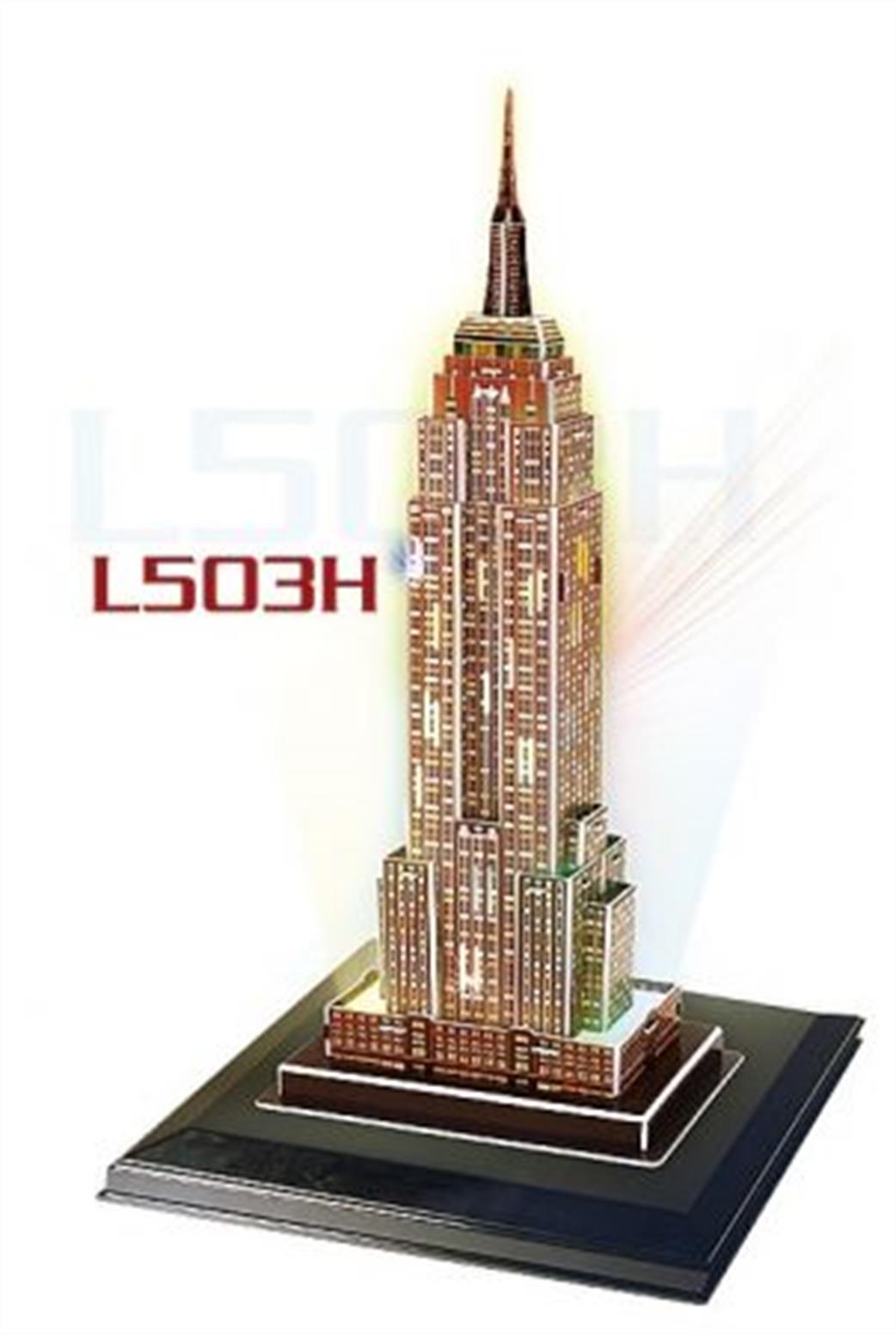 CubicFun  L503H Empire State Building LED Lighting Series 3D Puzzle Kit