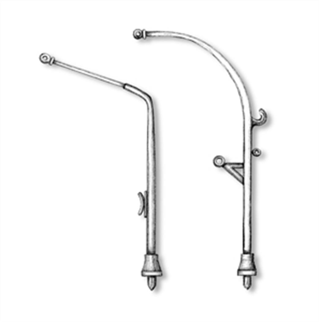 Amati  AM480055 Cast Metal Davit 55mm