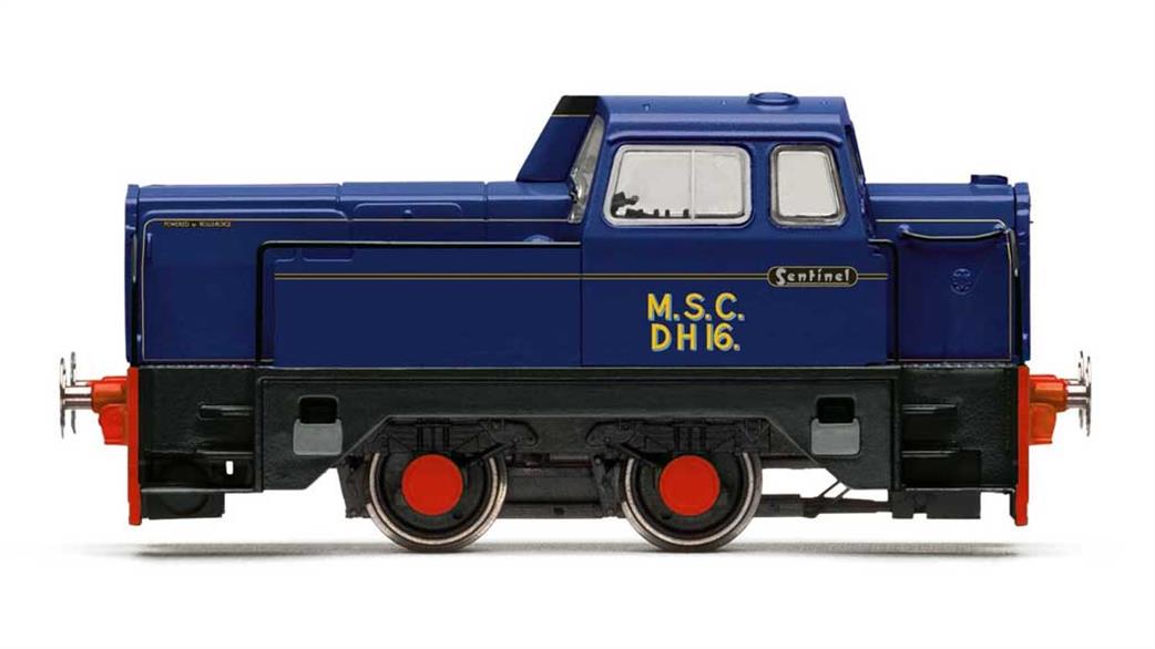 Hornby OO R3482 Manchester Ship Canal DH16 Sentinel 4w 0-4-0 Industrial Shunting Diesel Engine MSC Blue