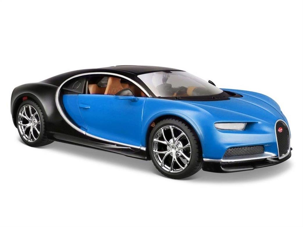 Maisto 1/24 M31514 Bugatti Chiron Diecast Model Car Blue