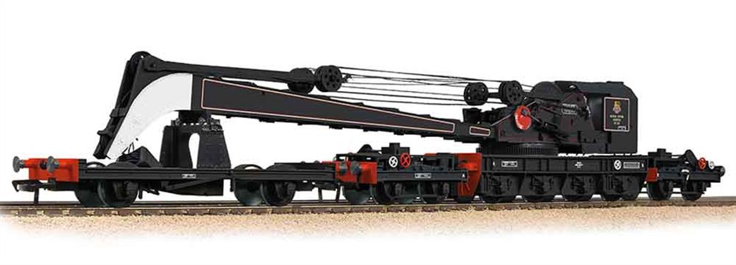 Bachmann OO 38-802 BR Ransomes & Rapier 45 Ton Breakdown Crane BR Black Early Emblem