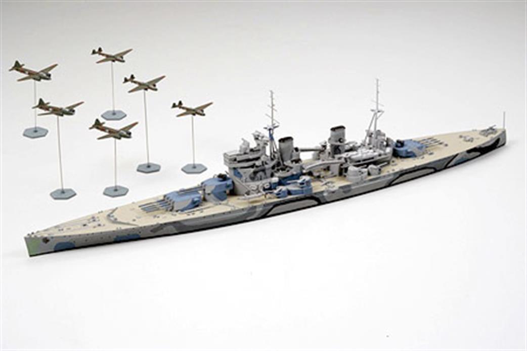 Tamiya 31615 Prince of Wales RN WW2 Battleship Kit Battle of Malaya 1/700