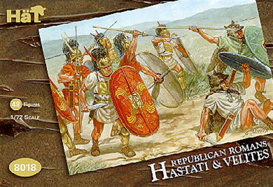 Hat 1/72 8018 Republic,Romans Hastati & V Figure Pack