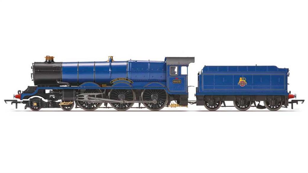 Hornby OO R3410 BR 6025 King Henry III ex-GWR King Class 4-6-0 BR Lined Blue Early Emblem
