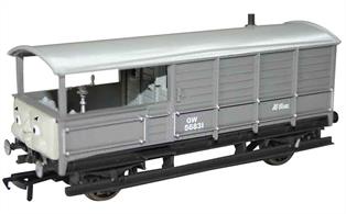 Model of Toad, the GWR brake van from the Thomas the Tank Engine books and TV series.