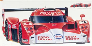 Tamiya 1/24 Toyota GT One TS020 KitDetailed ready to assemble a static model of the Le mans Toyota, realistically produced exterior and interior, solid synthetic rubber tyres and a decal sheet. Comprehensive instructions are included.