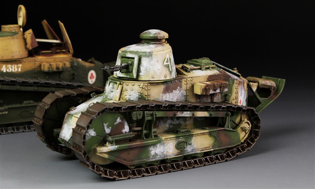 Meng 1/35 TS-008 FT-17 French Light Tank WW1/WW2 Plastic Kit