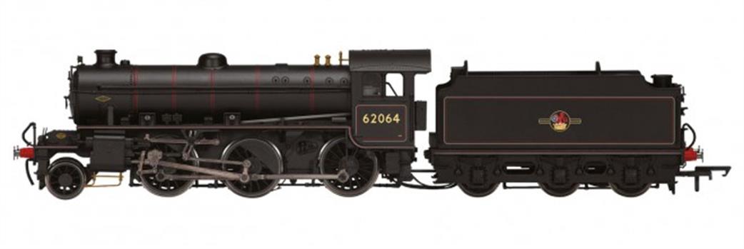 Hornby OO R3417 BR 62065 Thompson/Peppercorn K1 Class 2-6-0 BR Black Late Crest