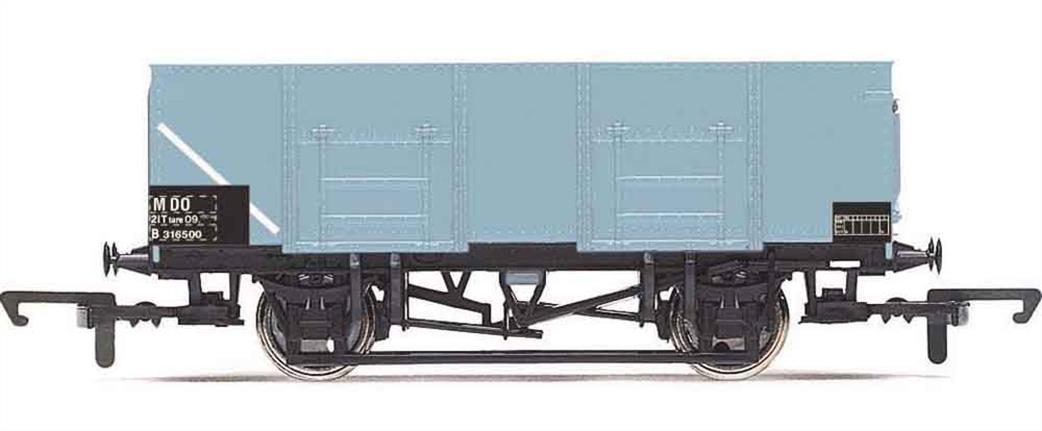 Hornby R6905 BR 21ton Steel Mineral Wagon Grey OO
