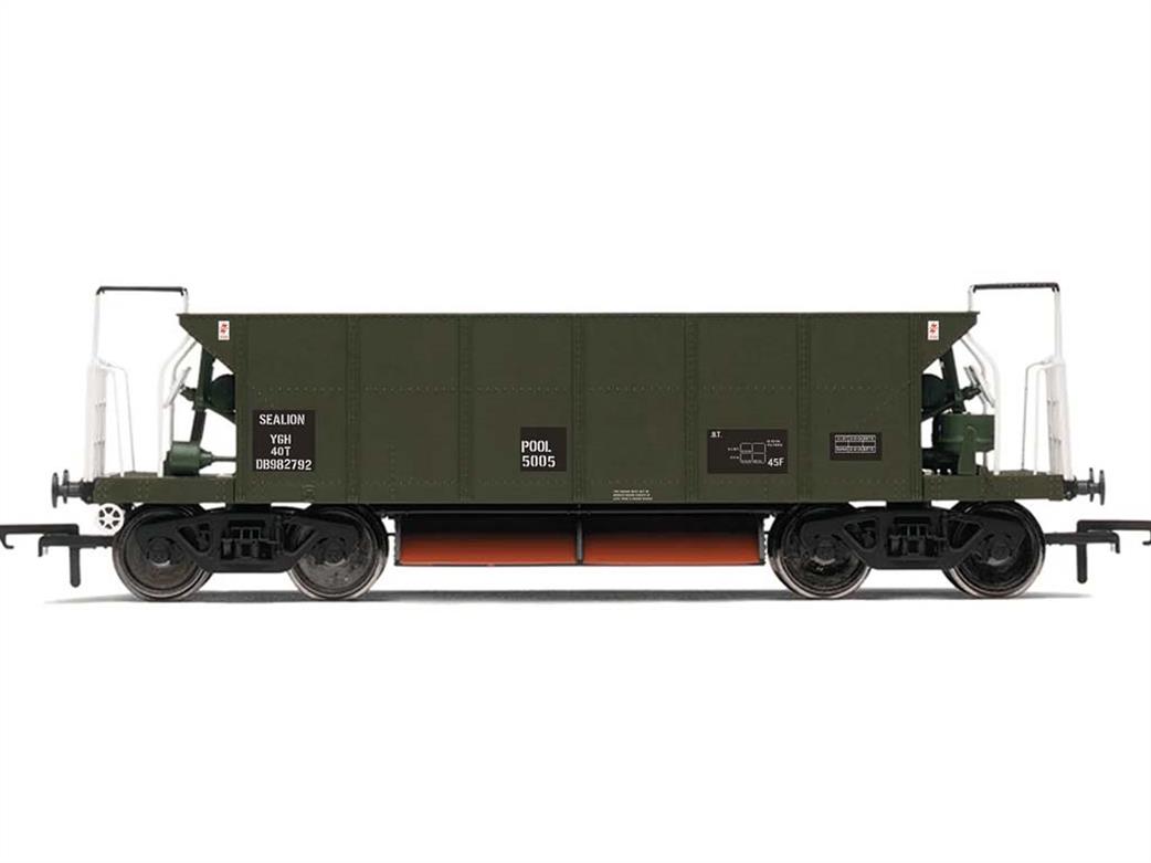 Hornby R60245 BR DB982792 YGH Sealion Ballast Hopper Wagon Olive Green OO