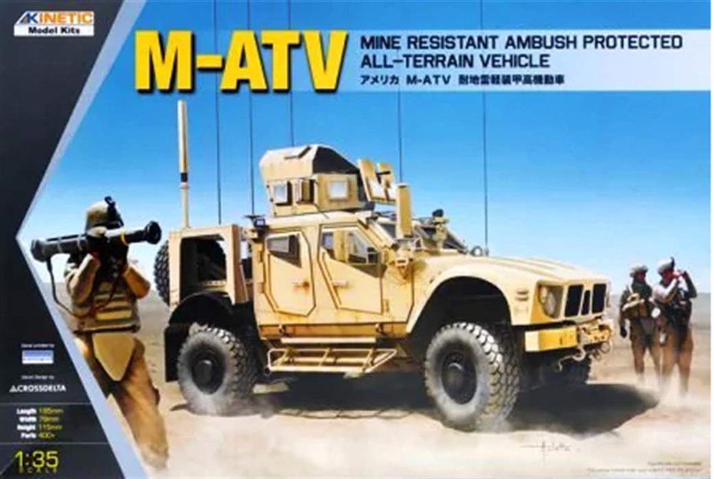 Kinetic Models 1/35 61007 US M-ATV Mine Resistant Ambush Protected All Terrain Vehicle Kit