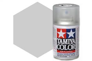 Tamiya TS76 Mica Silver Synthetic Lacquer Spray 100ml TS-76These cans of spray paint are extremely useful for painting large surfaces, the paint is a synthetic lacquer that cures in a short period of time. Each can contains 100ml of paint, which is enough to fully cover 2 or 3, 1/24 scale sized car bodies.