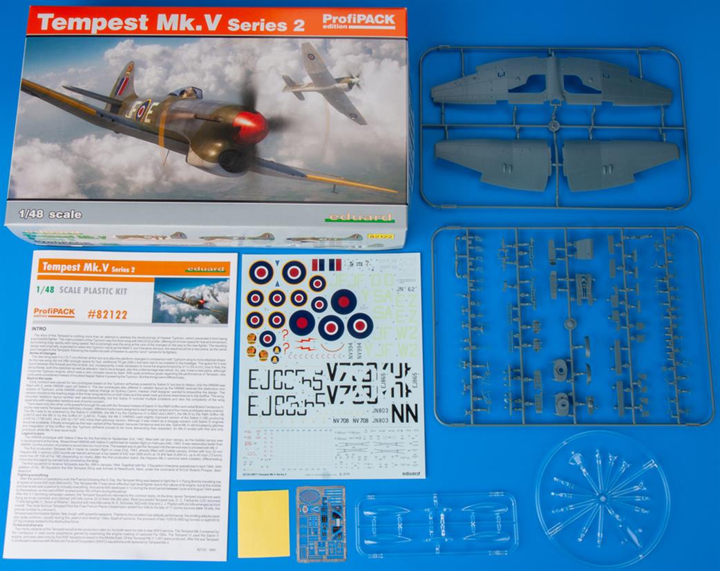 Eduard 82122 Tempest MkV Series 2 Profipack Plastic Kit 1/48