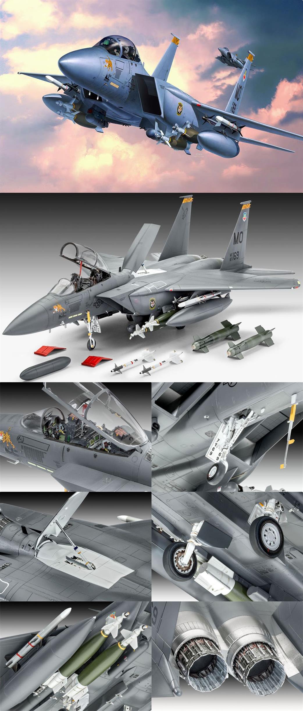 Revell 1/48 04891 USAF F-15E Strike Eagle Jet Kit