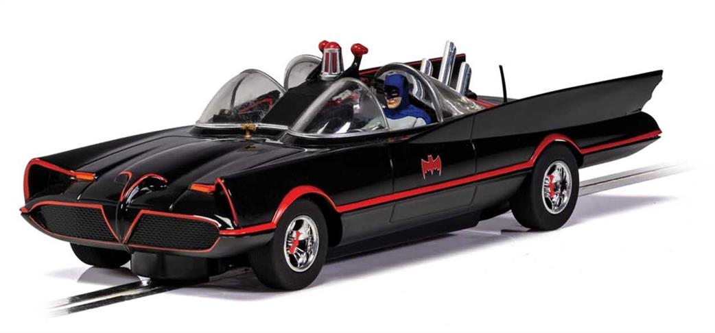 Scalextric 1/32 C4175 Batmobile Slot Car Model from 1966 TV Series Batman