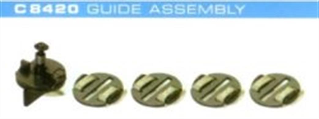 Scalextric 1/32 C8420 Round Guide Pack and Spring