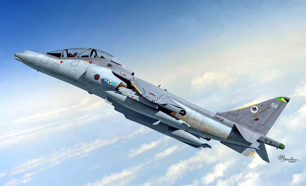 Sword 1/72 72099 BAe Harrier T.10/12 Jet Aircraft