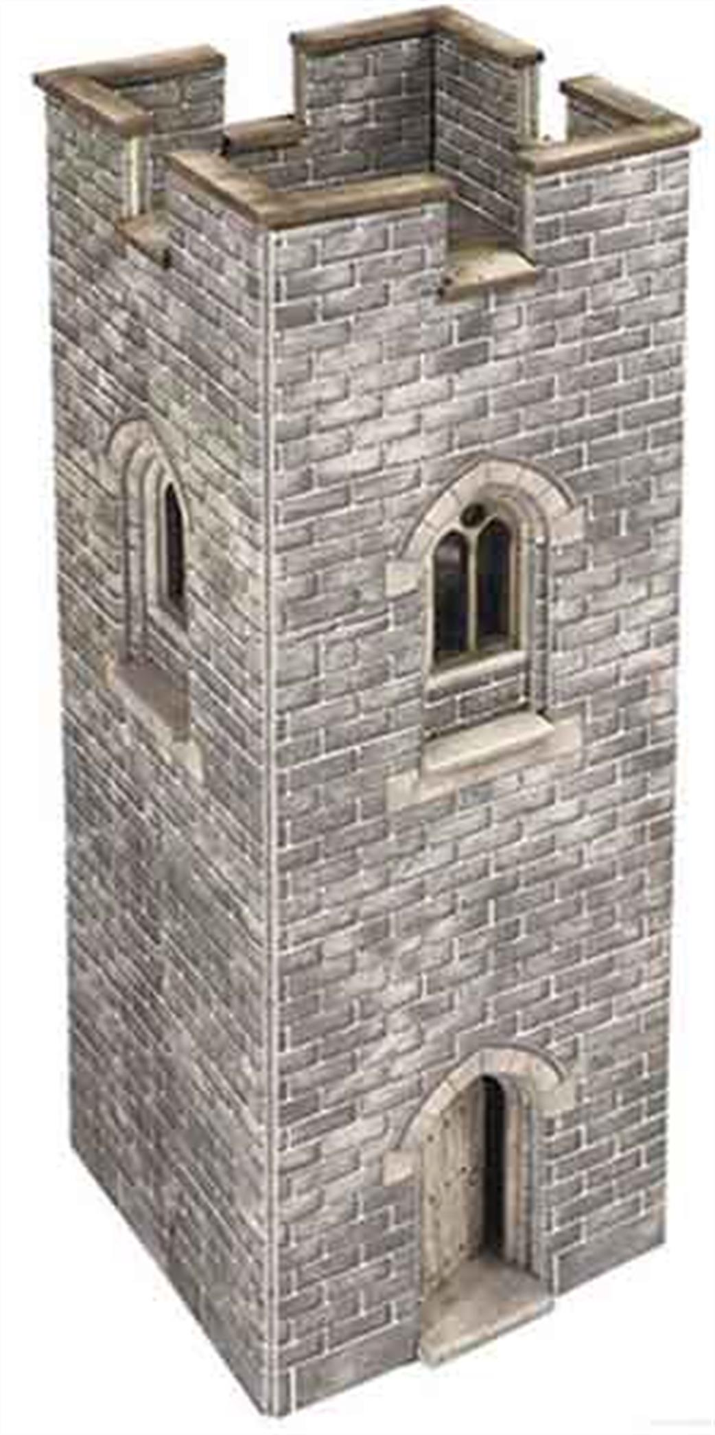 Metcalfe OO PO292 Castle Watch Tower Printed Card Kit