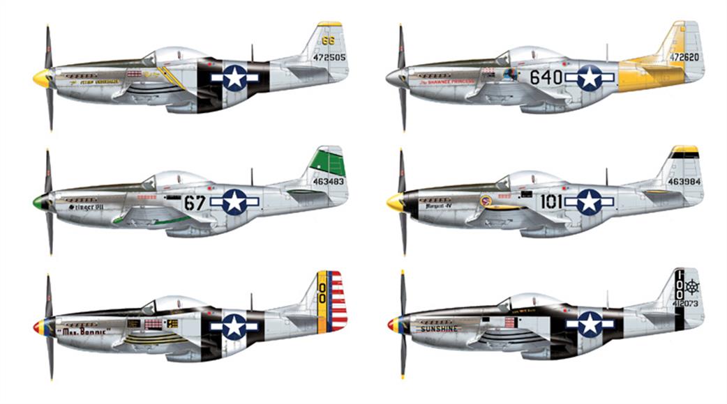 Italeri 1/48 2743 USAF P-51D/K Pacific Aces Aircraft kit