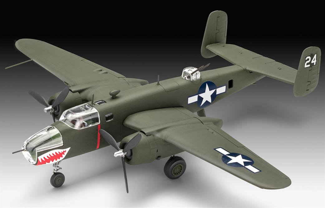 Revell 1/72 03650 B-25 Mitchell Easy Kit Bomber Model